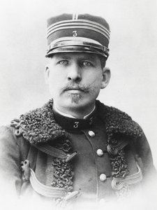 Portræt af Freystaetter, en af dommerne i Dreyfus-affæren